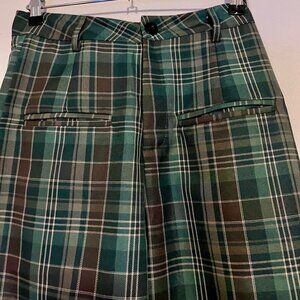 ROMWE Fairycore Women's Plaid Wide Leg Trousers